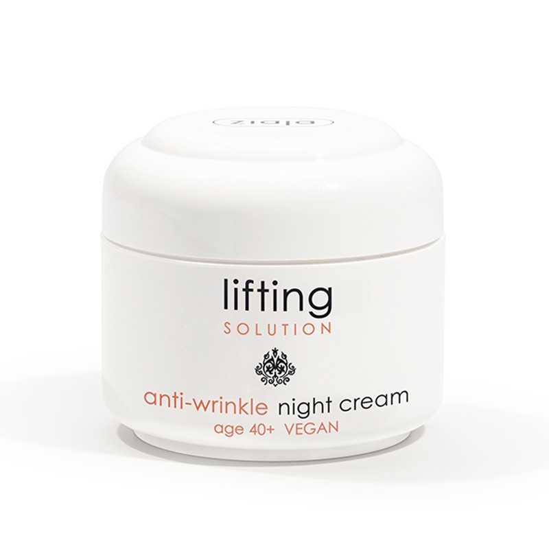 LIFTING SOLUTION Crema facial de noche antiarrugas - ZIAJA