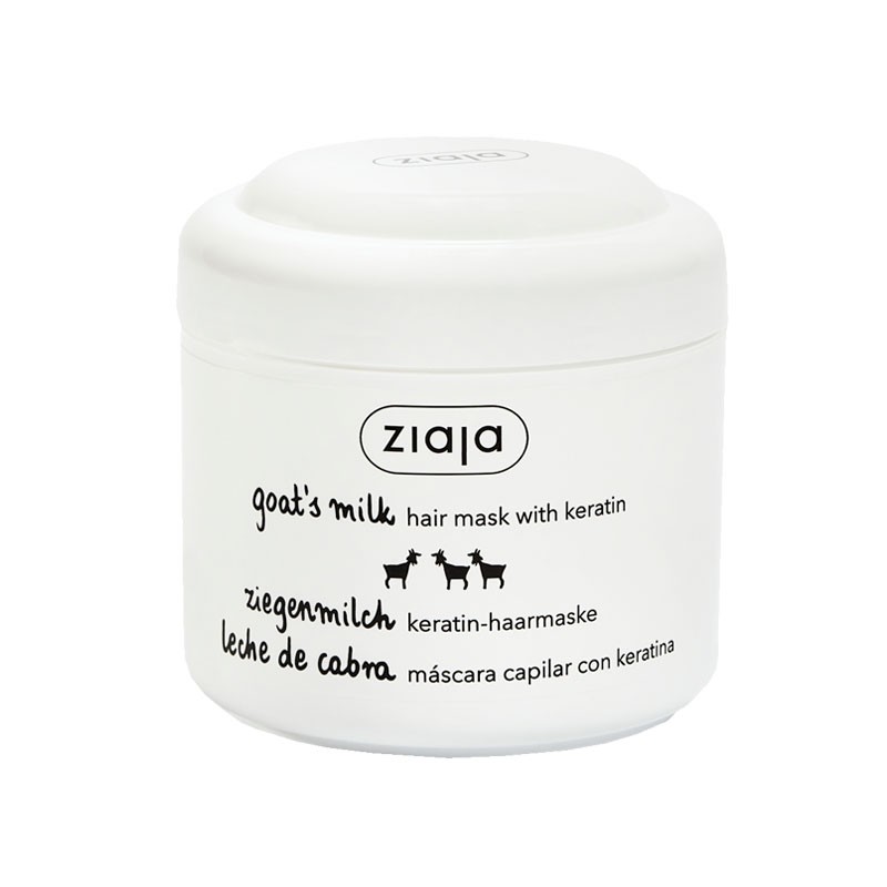 LECHE DE CABRA Mascarilla capilar con keratina - ZIAJA